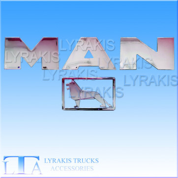 MAN TGX XXL ΣΗΜΑ ΛΕΞΗ ΜΑΝ ΜΕ ΛΙΟΝΤΑΡΙ (ΣΕΤ)