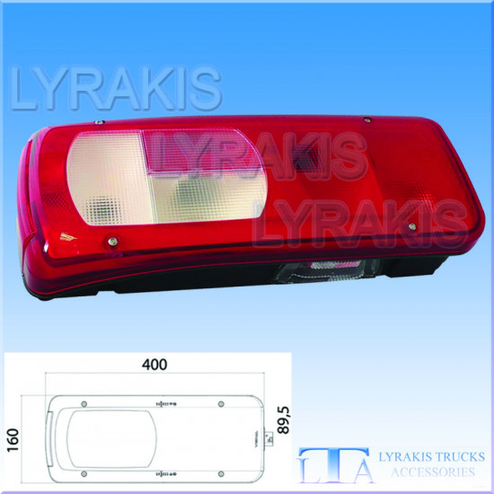 ΦΑΝΑΡΙ ΠΙΣΙΝΟ DAF XF 105 ΜΕ ΦΙΣΑ ΣΤΟ ΠΛΑΙ ΓΝΗΣΙΟ VIGNAL ΑΡΙΣΤΕΡΟ