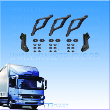 MERCEDES ATEGO 3 ΒΑΣΕΙΣ ΓΙΑ ΑΝΤΙΗΛΙΑΚΟ ΓΥΣΟ  ΠΛΑΣΤΙΚΕΣ ΕΙΣΑΓΩΓΗΣ