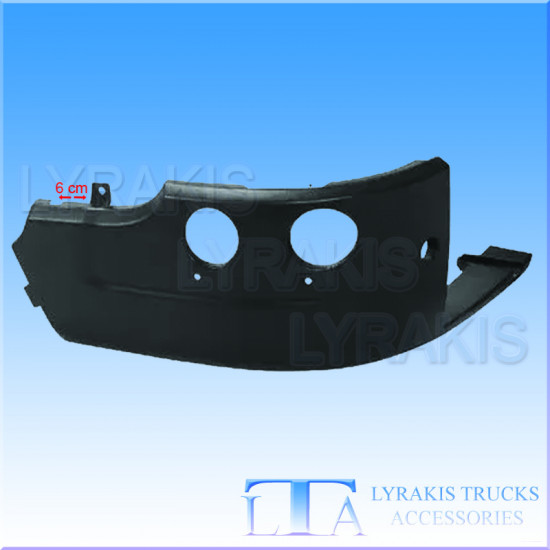 SCANIA R 730 AKΡΟ ΠΡΟΦΥΛΑΚΤΗΡΑ 36cm ΜΕ ΚΟΨΙΜΟ 6cm ΔΙΠΛΑ ΑΠΟ ΤΗΣ ΒΙΔΑ-ΑΥΤΙ ΑΡΙΣΤΕΡΟ