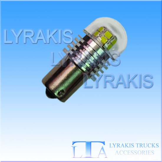 ΛΑΜΠΑ ΦΟΥΝΤΟΥΚΙ-KAΡΥΔΙ 15 SMD ΜΕ ΓΥΑΛΙ ΠΟΡΤΟΚΑΛΙ 10-30V