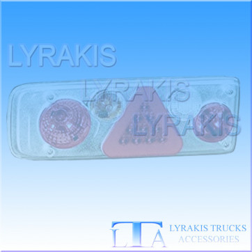 ΠΛΑΣΤΙΚΟ ΠΙΣΙΝΟ ΛΕΞΟΥΣ ΜΕ ΤΡΙΓΩΝΟ & ΓΩΝΙΑ ΣΤΟ ΠΛΑΙ LED-ΛΑΜΠΑ