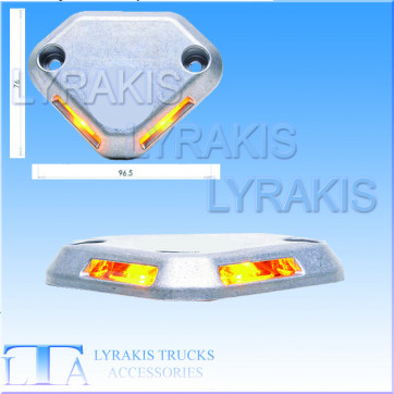 ΦΑΝΑΡΙ ΟΓΚΟΥ ΥΔΡΑΥΛΙΚΗΣ ΠΟΡΤΑΣ ΤΡΙΓΩΝΟ LED STROBE