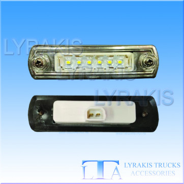 MERCEDES ACTROS MP4 ΦΑΝΑΡΙ ΚΟΥΒΟΥΚΛΙΟΥ ΜΕ 6 LED
