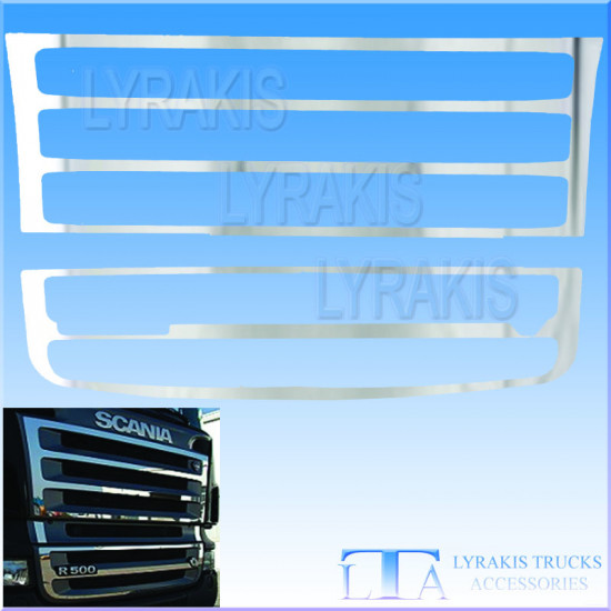 ΑΝΟΞΕΙΔΩΤΟ ΚΑΛΥΜΜΑ ΜΑΣΚΑΣ SCANIA R ΕΞΩΤΕΡΙΚΟ (4 ΤΕΜ)