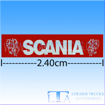 ΛΑΣΠΟΤΗΡΑΣ SCANIA 240 KOKKINOΣ ΜΕ ΛΕΥΚΟ ΣΗΜΑ ΜΟΝΟΚΟΜΜΑΤΟΣ ΣΥΡΤΑΡΩΤΟΣ ΣΚΕΤΟΣ ΙΤΑΛΙΚΟΣ