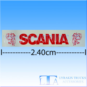 ΛΑΣΠΟΤΗΡΑΣ SCANIA 240 ΛΕΥΚΟ ME KOKKINO ΣΗΜΑ ΜΟΝΟΚΟΜΜΑΤΟΣ ΣΥΡΤΑΡΩΤΟΣ ΣΚΕΤΟΣ ΙΤΑΛΙΚΟΣ