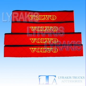 ΚΑΛΥΜΜΑΤΑ ΧΕΙΡΟΛΑΒΩΝ VOLVO FH (ΣΕΤ 4 ΤΕΜ.) ΚΟΚΚΙΝΕΣ