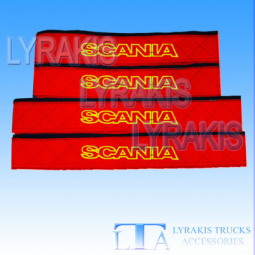 ΚΑΛΥΜΜΑΤΑ ΧΕΙΡΟΛΑΒΩΝ SCANIA R (ΣΕΤ 4 ΤΕΜ.) ΚΟΚΚΙΝΕΣ